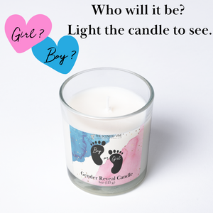 Gender Reveal Candle