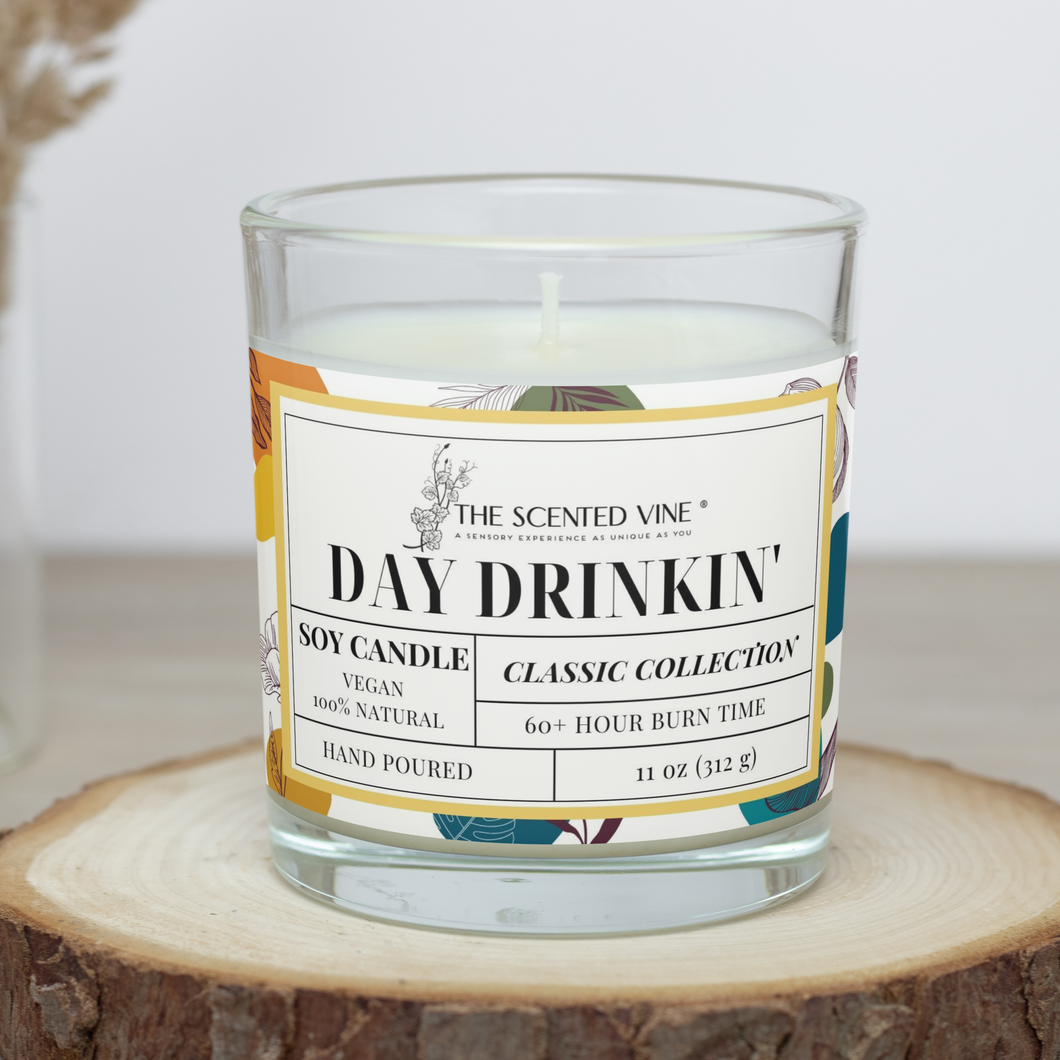 Tropical Coconut 11oz. Glass Soy Wax Candle