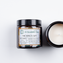 Load image into Gallery viewer, Candle and jar with label on a white background