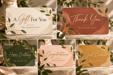 Load image into Gallery viewer, The Scented Vine gift card occasion designs