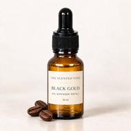 Black Gold Oil Diffuser Refill with subtle scent cues