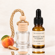 Midnight Train to Georgia Hanging Oil Diffuser Starter Set with peach and sandalwood