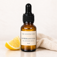 So Fresh & So Clean (Smoke and Odor Eliminator) Oil Diffuser Refill with subtle scent cues