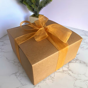 Gold Ribbon Gift Box