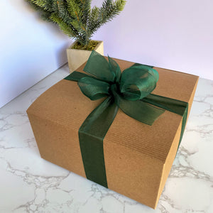 Green Ribbon Gift Box