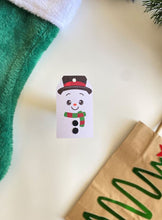 Load image into Gallery viewer, Snowman Gift Tag